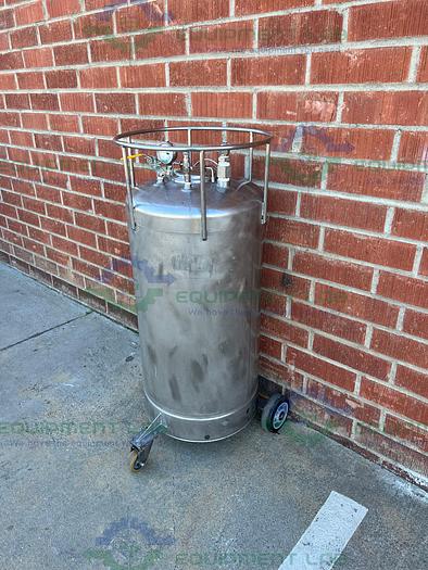 Used Alloy Products  120 Liter Stainless Steel Pressure Vessel 95 PSI