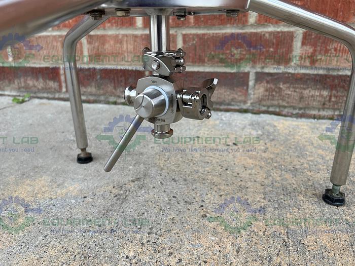 Used Cytiva / GE / Pharmacia BPG 100 / 500 Chromatography Column 4L w/ 4-way Valve