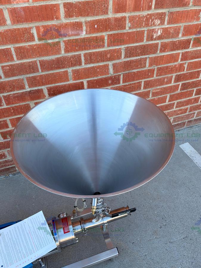 Used Silverson FMX25 High Shear Powder to Liquid Mixer 7.5 HP Motor w/ Powder Hopper
