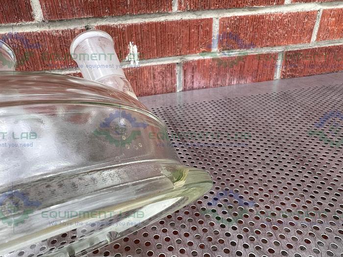 Used Chemglass  Reaction Vessel 5 Neck Lid 200MM, 45/50, 29/42 , 24/40 Joints