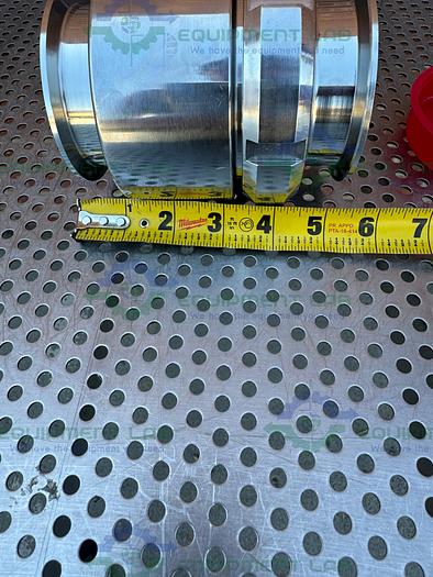 316L Stainless Steel Inline Check Valve w/ 3" Sanitary Fitting