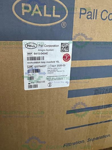Pall Corporation  6415-0454E Recirculation Loop Manifold 10 L