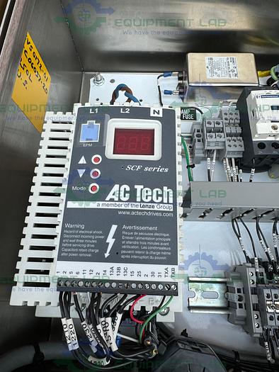 Used Lenze AC Tech  SF110S Variable Frequency Drive 1 HP w/ Enclosure 16" x 9" x 16"