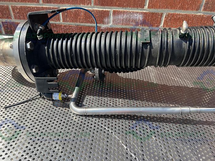 Used Unbranded Diffusion Pump 8" x 36" w/ 4" Stainless Steel Elbow