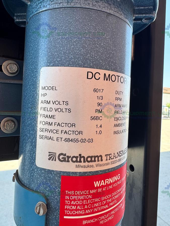 for parts or not working Pope Scientific Wiped Film Evaporator Frame w/ Graham 6017 Motor 1/3 HP