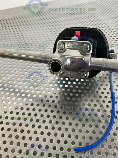 Used 2 ITT Pure-Flo A208 Diaphragm Valves 90PSI w/ 3/4" and 1" Sanitary Fittings