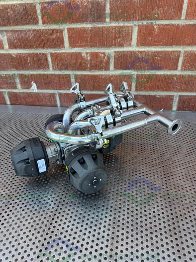 Used 4 ITT Pure Flo Advantage Stainless Steel Diaphragm Valve w/ 1" Sanitary Fitting