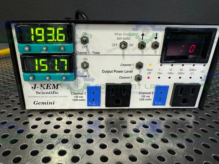 Used J-Kem Scientific Gemini Temperature Controller 120 VAC, 1800 Watts