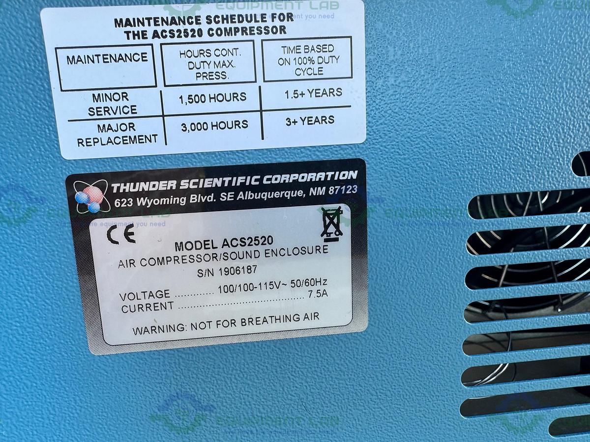 Used Thunder Scientific 2500 LT Humidity Generator -10 - 70ºC, RH 10% - 95%