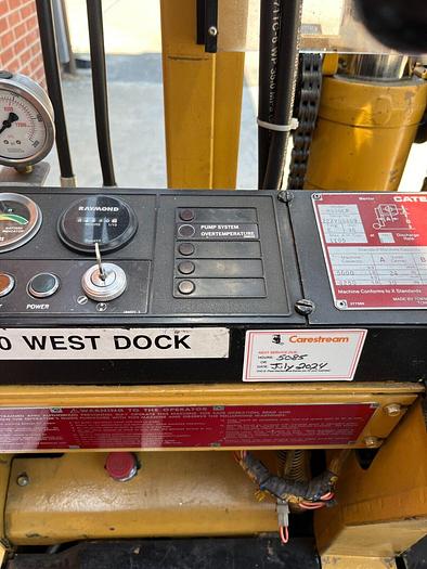 Used Caterpillar 5000# Electric Sit Down Forklift M50BLP / 495R Cushion Tires 120"