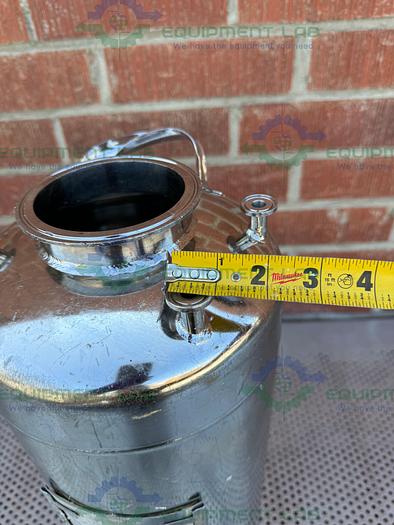 Used Alloy Products 15 Liter Stainless Steel Vessel 125 PSI w/ 4.5" Opening