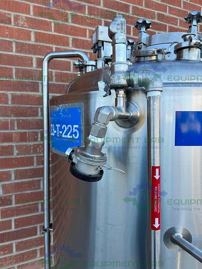 Used Feldmeier Equipment 450 Liter Stainless Steel Jacketed Reactor 120 FV PSI