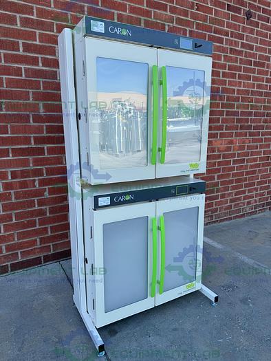Used Caron  7410-5-1 CO2 Dual Stacked Laboratory Incubator 45°C, 115V