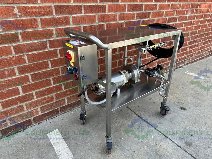 Used Fristam FPX721-140 Centrifugal Pump w/ Stainless 1 HP Motor, 480V, Controller