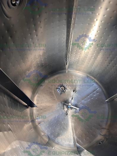 Used ITT  1000 Liter Stainless Steel Jacketed Reactor 60 PSI w/ Bottom Mag Mixer