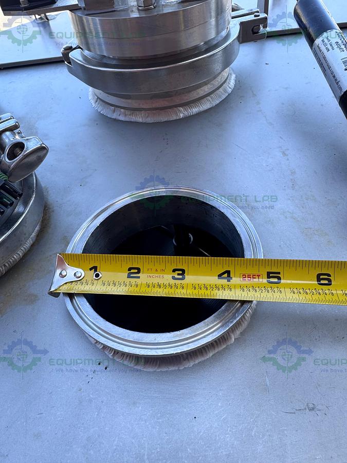 Used Allegheny Bradford 174 Liter Jacketed Nutsche Filter / Agitated Dryer