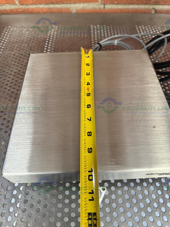 Used Minebea Intec CAPS1U-20CC-LU Stainless Steel Scale 10x10 w/ MIS2UR-V2, 30 LBS