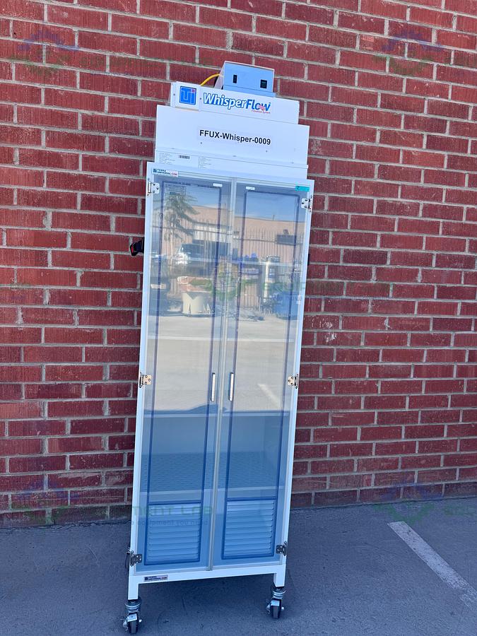 Used Terra Universal Storage Cabinet 25.75 x 16.75 x 61.5" w/ Whisper Filter / Blower