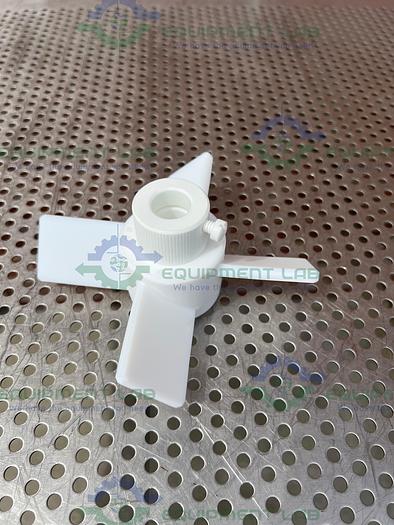 Chemglass  CG-2095-03 PTFE Agitator Four Blade 6" Fits 19mm Shaft 45° Impeller