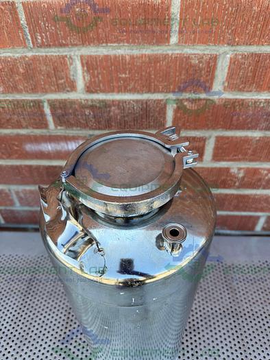 Used Alloy Products 15 Liter Stainless Steel Vessel 125 PSI w/ 4.5" Opening