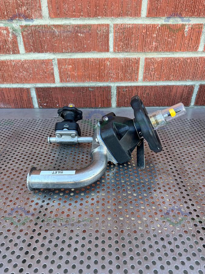 Used 2- ITT Pure Flo RA25MAX Diaphragm Valve w/ 1 1/2" to 3/4" Sanitary Fitting