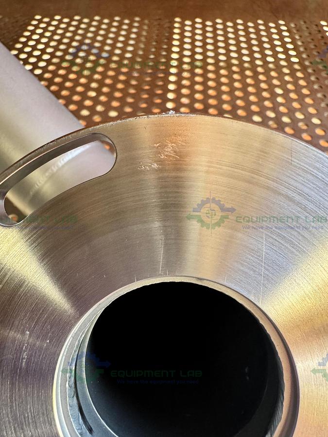 Used Stainless Steel Vacuum Pipe with 5" Flange to KF50