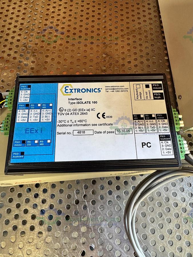 Used Sonntek D2510 F.O. Spectrophotometer w/ Extronics Isolate 100 Interface Module