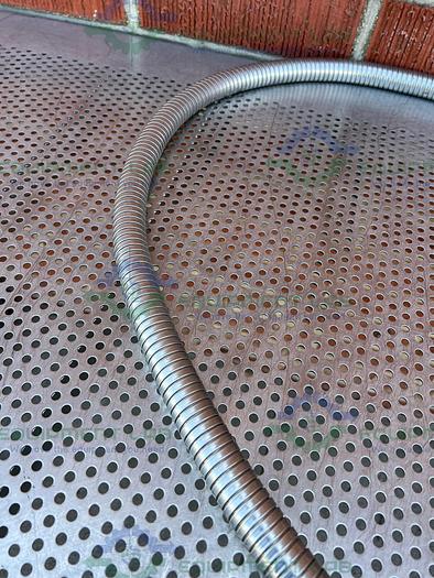 Used Stainless Steel Flexible Hose 72" w/ 3/4" Female to 3/4" Male Threaded Fitting