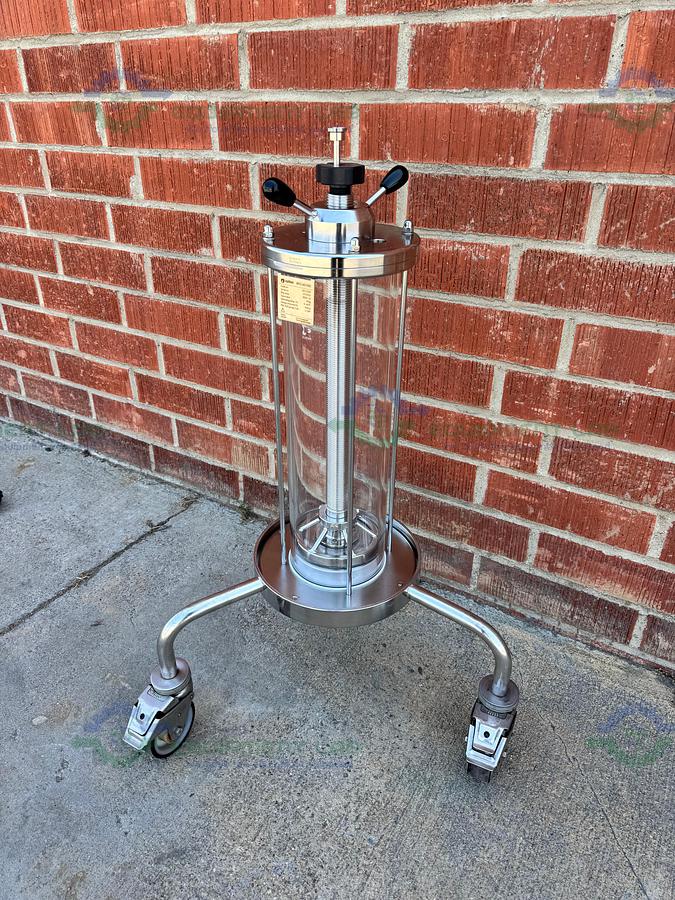 Used Cytiva / GE / Pharmacia BPG / Duran 140 / 500 Chromatography Column