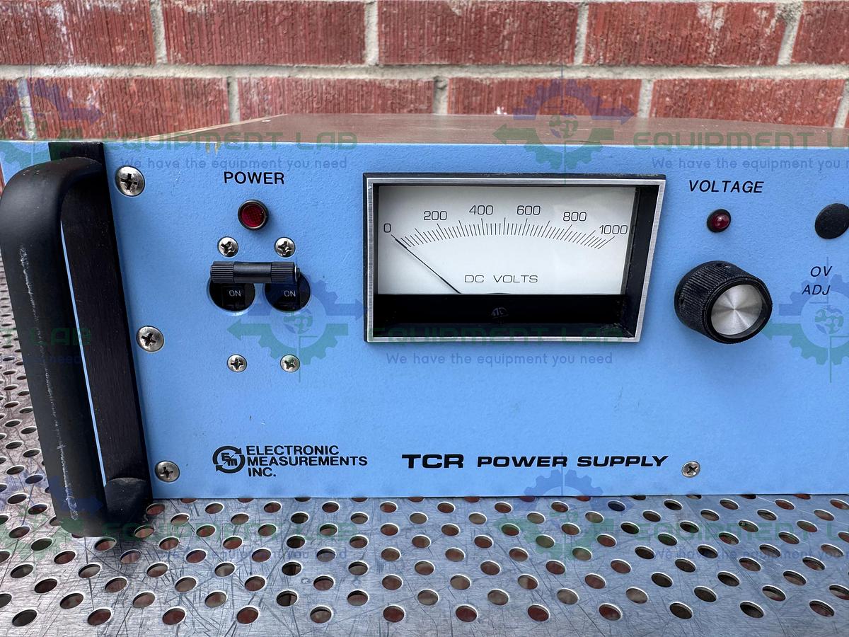  for parts or not working Electronic Measurements 1000S1-1 TCR Power Supply 0-1000 DC Volts
