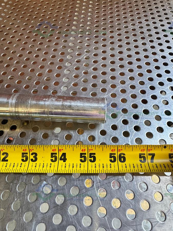 Used 56" Stainless Steel Mixing Shaft  1" Diameter w/  6" Impeller