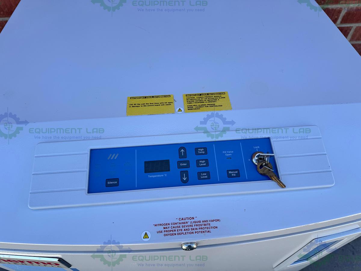Used Thermo 7402 CryoPlus 2 Autofill Cryogenic Storage 100-120V