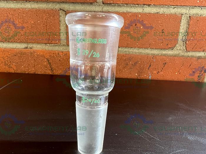 Used Chemglass CG-1000-46 Adapter / Reducer 29/26 to 24/40