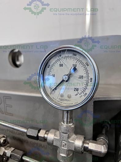 Used Millipore  MPODPILOT CP5PN1075 Filter Press w/ Enerpac P142 Hydraulic Hand Pump