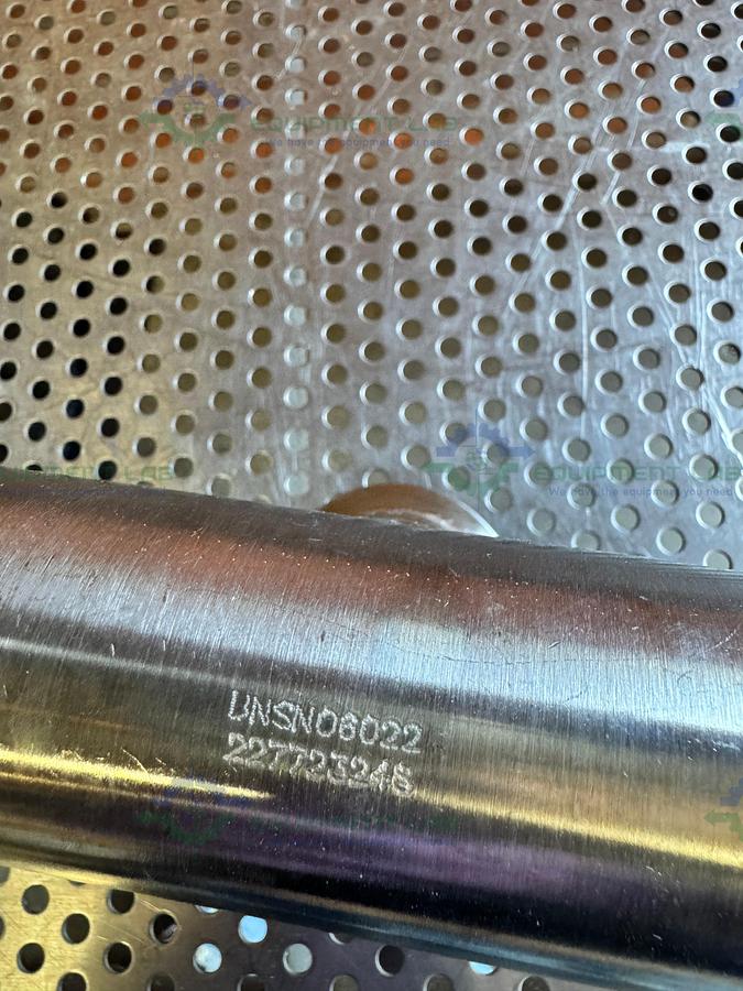 Used 3 Way Stainless Steel Tee w/ 2.5" Sanitary Fittings & 2.5" Center