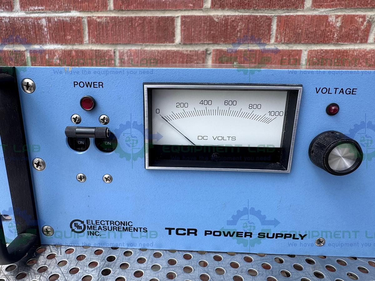  for parts or not working Electronic Measurements 1000S1-1 TCR Power Supply 0-1000 DC Volts