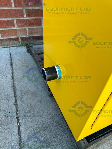 Used JustRite 45 Gallon Flammable Liquid Storage Cabinet w/ Soft Close Doors, Key