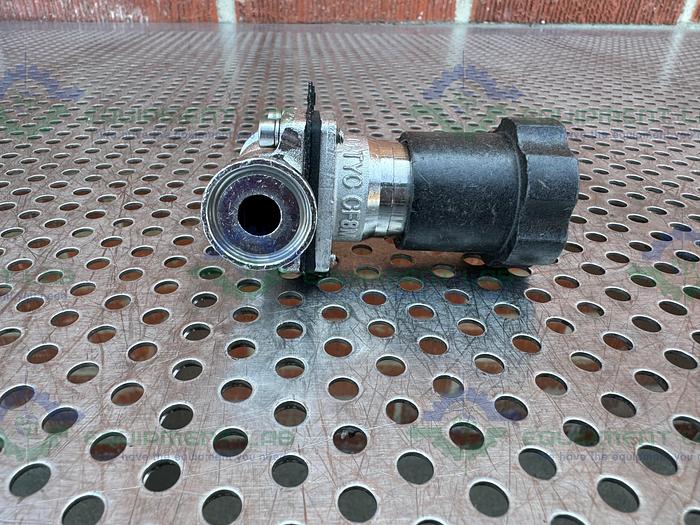 Used ITT Pure Flo Stainless Steel Diaphragm Valve CF8M w/ 1/2" Sanitary Fitting