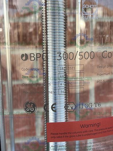 Used Cytiva / GE / Pharmacia BPG  300 / 500 Chromatography Column 34 L