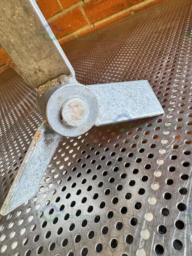 Used 48" Stainless Steel Mixing Shaft 1" Diameter w/ 8" Impeller