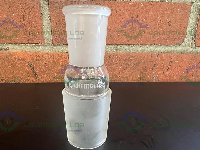 Used Chemglass CG-1000-14 Lower Inner 45/50 Top Outer 29/42 Glass Reducer Adapter