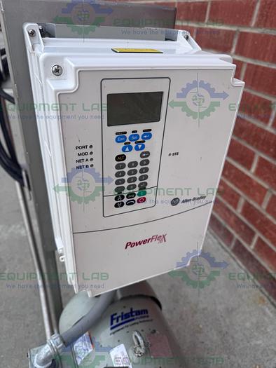 Used Fristam FZX2150 Centrifugal Pump Skid w/ Baldor Reliance 7.5 HP Motor 208/460V