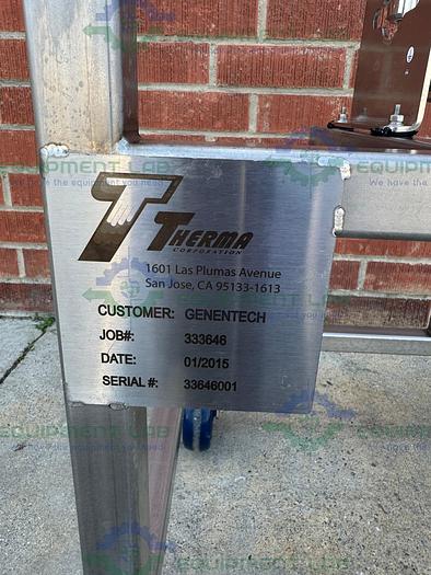 Used Almatec Bioecor B32BN-T-2-X98 Diaphragm Pump 100 PSIG w/ Cart