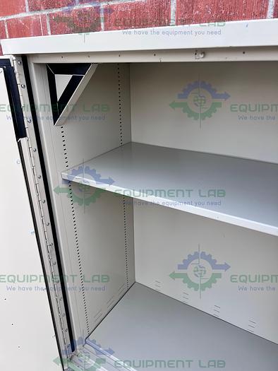 Used FireKing FL2013122041 44" High Two Door, 2 Shelf Fire Resistant Storage Cabinet