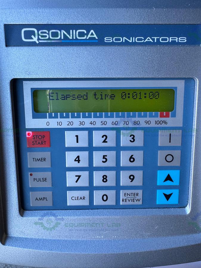 Used QSonica Q500 Sonicator Ultrasonic Homogenizer w/ 24 Tip Horn