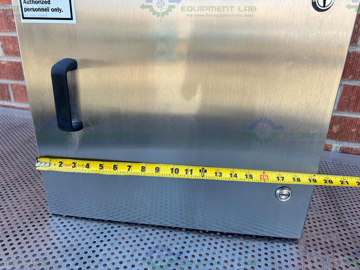 Used Rittal Stainless Steel Standard Enclosure 19" x 19" x 8.5", 120V