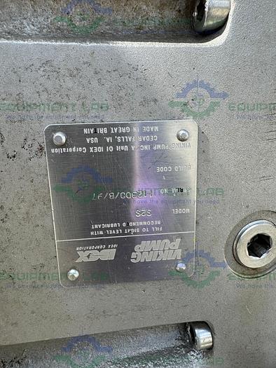 Used Viking  S2S Rotary Lobe w/Stainless 3 HP Motor, Controller