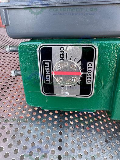 Used Fisher Controls V150 Stainless Steel 1" Air Operated / Pneumatic Vee-Ball Valve