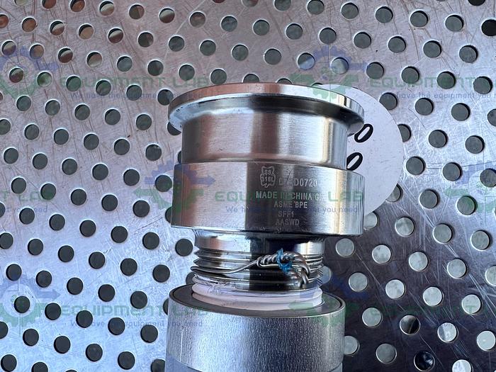 Used Blue White Industries F-410 Flowmeter w/ Swagelok Fittings