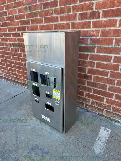 Used Stainless Steel  Industrial Control Panel Enclosure 11" x 24" x 48"